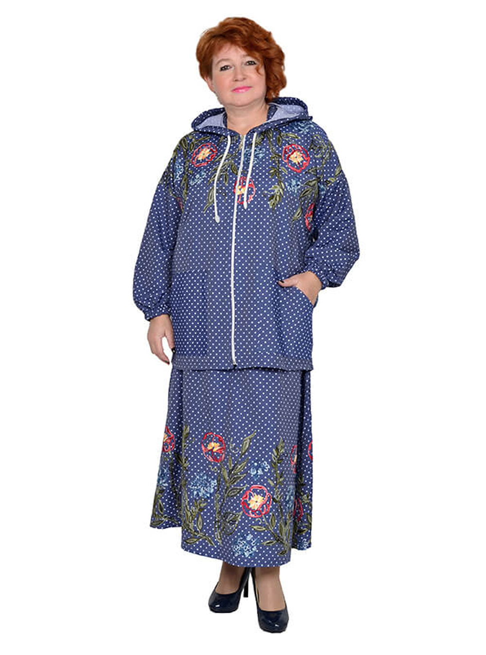 Юбка летняя джинсовая Варвара