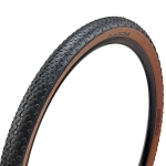 Покрышка для велосипеда 28" Blackone Saturn Ring 700 x 45c (47-622) черная с коричневой боковиной, металлический корд