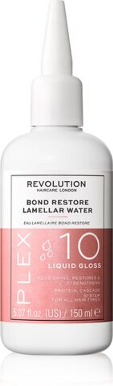 Revolution Haircare Plex No.10 Bond Restore Lamellar Water - интенсивное регенерирующее средство для ослабленных и поврежденных волос /   150  ml  / GTIN 5057566562782