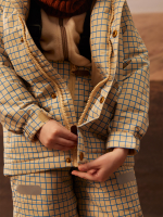 ПРЕДЗАКАЗ Куртка утеплённая демисезонная Mjölk Graphic Check, утеплитель 120гр/м2