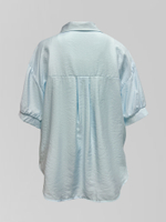 Рубашка ZHZ 3101 однотонная с коротким рукавом и майкой в комплекте