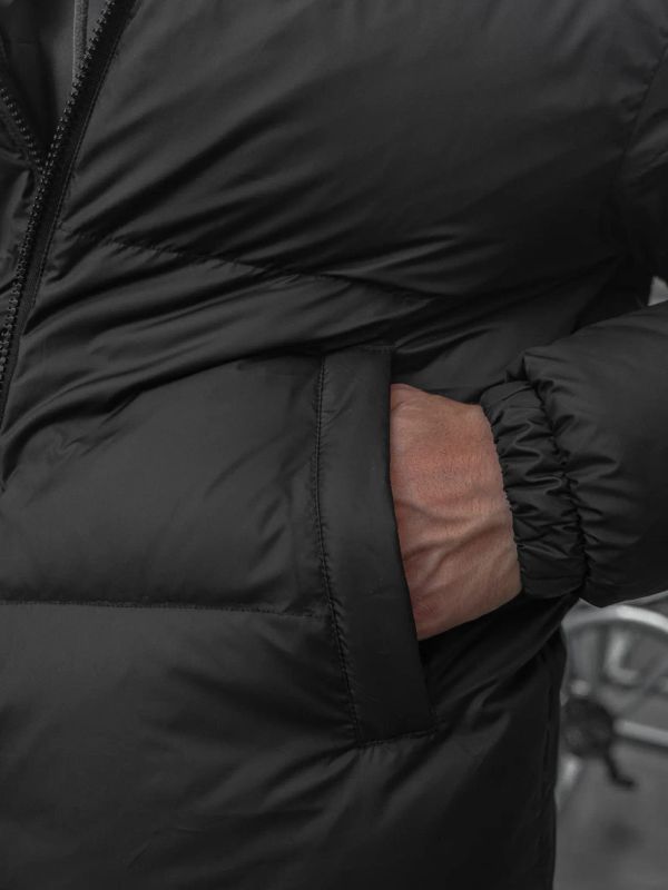 Пуховик AW25 серый - фото 9