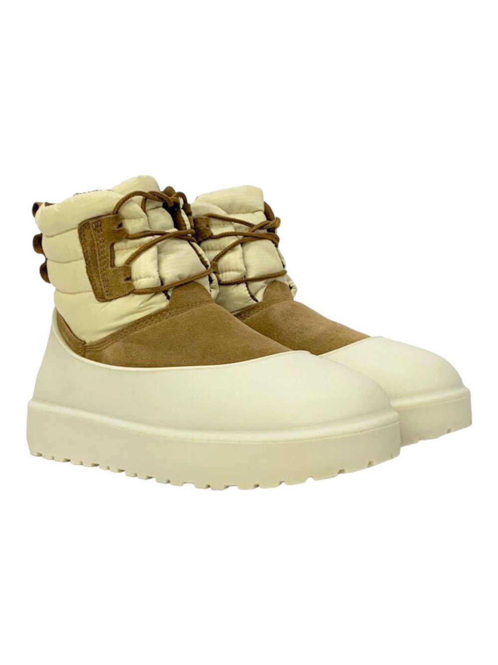 Ugg Classic Mini Lace-Up Weather - Chestnut / Whitecap