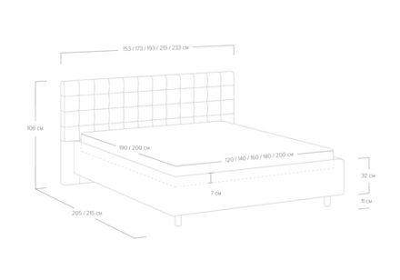 Кровать Siena