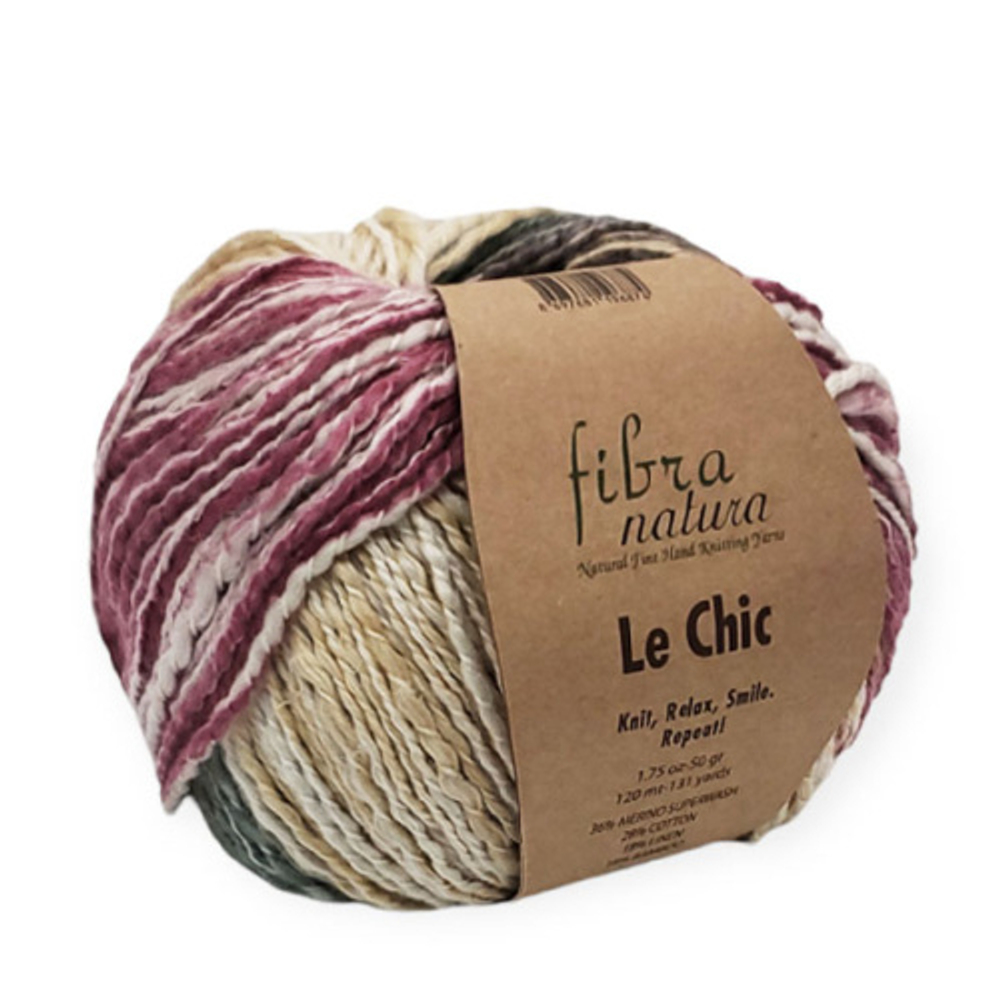 Пряжа Fibranatura LE CHIC (Ле Шик), 1 моток, 50гр, 120м.