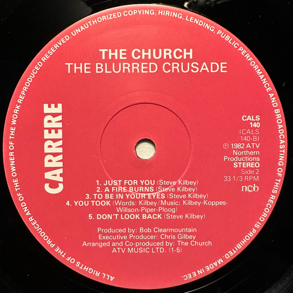 The Church - The Blurred Crusade (Скандинавия 1982г.)