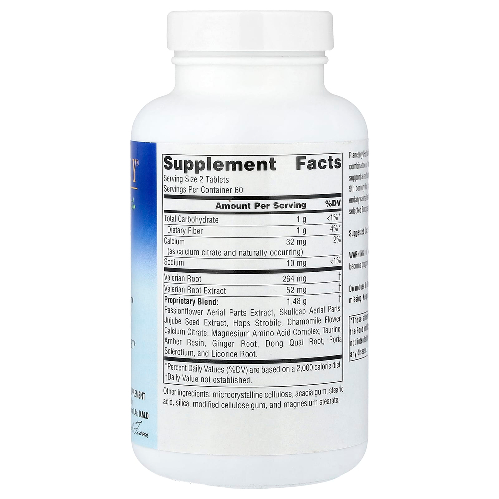 Planetary Herbals, Valerian Easy Sleep™, 120 таблеток