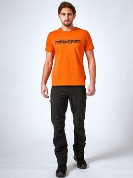 Футболка "FISHING" ( Хлопок, оранжевый)