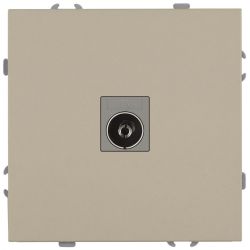Розетка ЭРА Galaxy 15-3101-04 TV одиночная IP20 шампань | Эра Galaxy