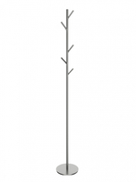 Вешалка напольная для ванной комнаты WONZON & WOGHAND, Брашированный никель (WW-V4306-BR)