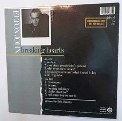 Elton John Breaking Hearts (Holland)