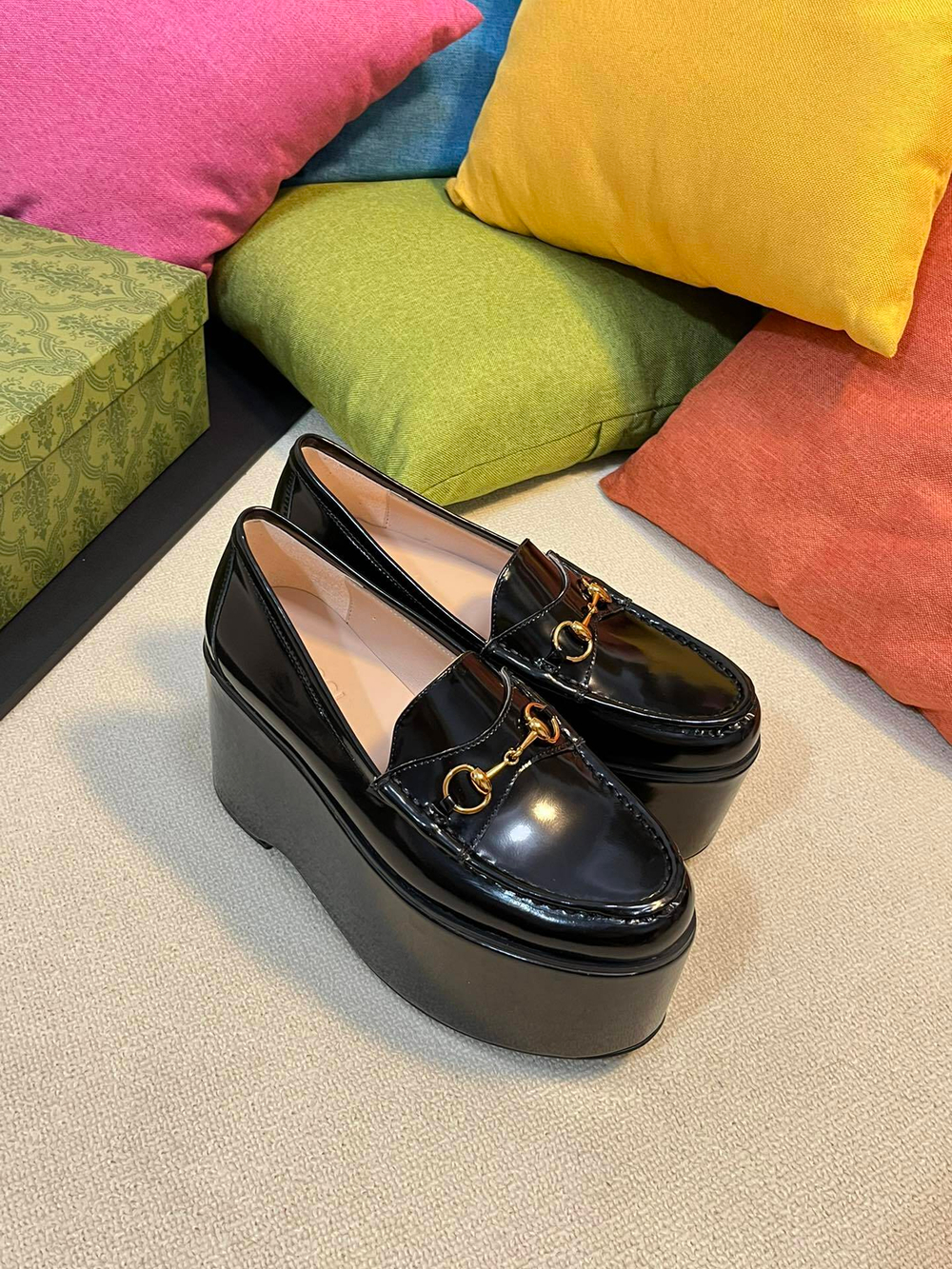 Gucci Horsebit Platform Loafer