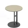 Стол журнальный 4488, Ø43х47 см, металл, экокожа