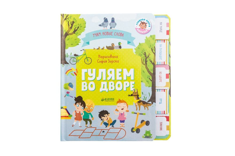 Первые книжки малыша. Гуляем во дворе. Визуальный словарь