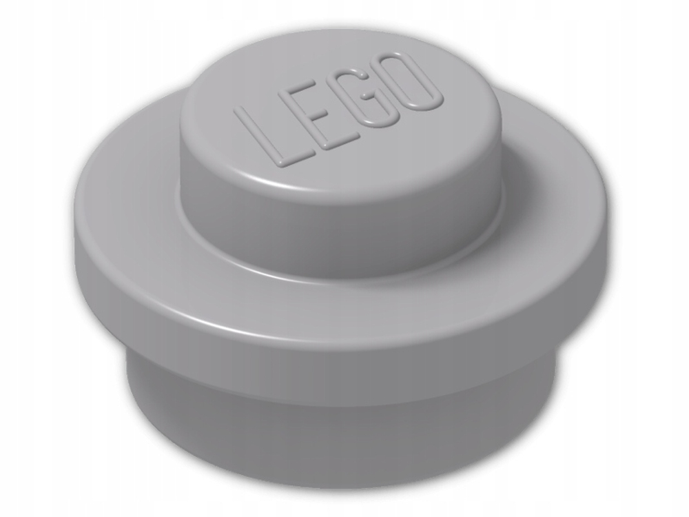 Lego 50шт Плитка 1х1 круглая (светло-серый) 4073-4211525