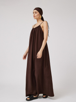 Сарафан из хлопка с открытой спинкой