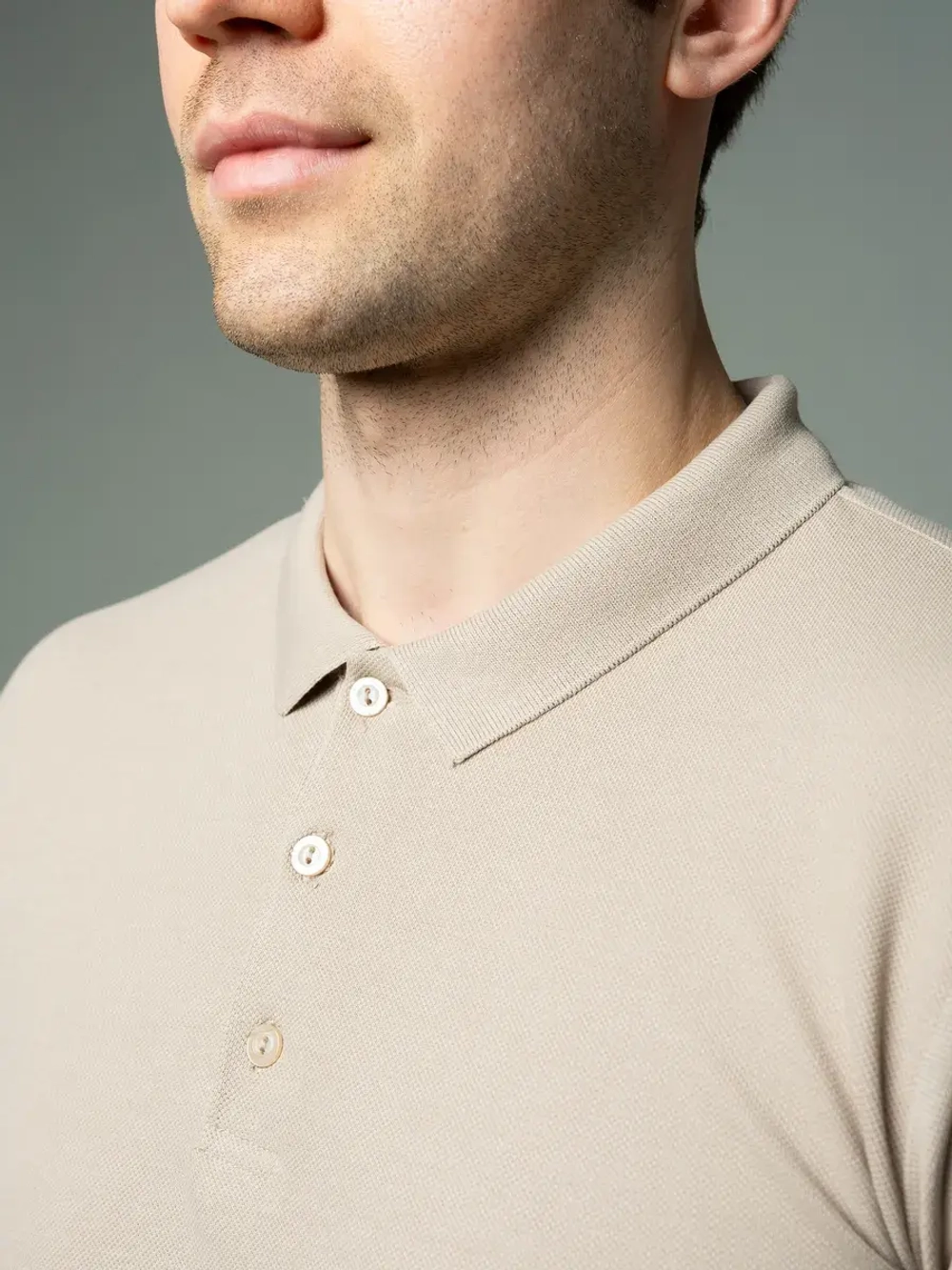 Футболка поло с коротким рукавом хлопок