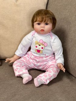 Кукла Реборн мягконабивная 50см в пакете (FA-003B)