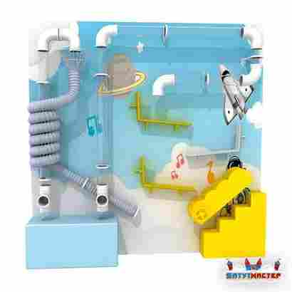 Интерактивная стена в доу «Развивайка плюс», 2,59×2,02×0,5 м