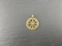 Подвеска. "Колесо". Солярный амулет. Русь 12-13 в.