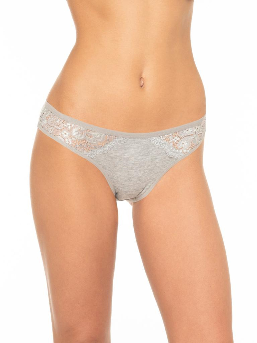 Трусики-слипы с ажурными вставками по бокам (Размер: S) (Цвет: голубой)