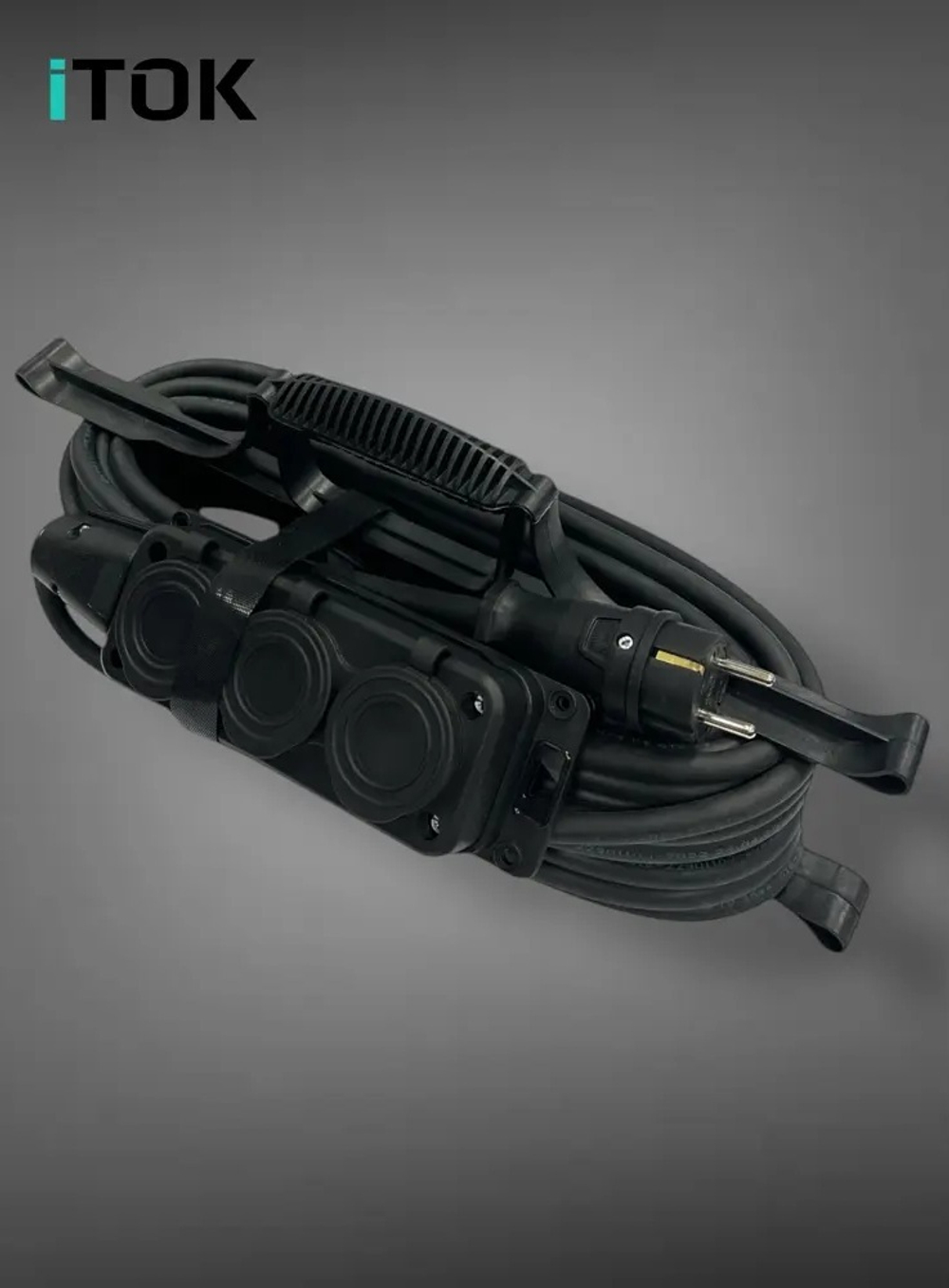Удлинитель силовой iTOK i-CONNECT-COLOR-SUR-KG-325-3-54-20-BLACK