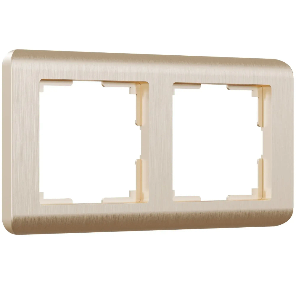 Рамка на 2 поста Stream (шампань) W0022111