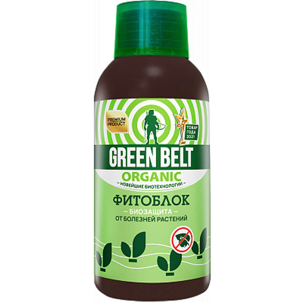Средство от болезней растений Фитоблок биофунгицид «Green Belt» 250мл