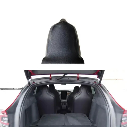 Карбоновые накладки на спинки сидений для Tesla Model X 2016+ Тесла