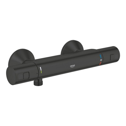 Сместель для душа GROHE Precision термостат, DN 15, черный матовый (345942430)