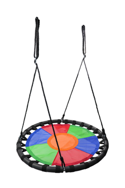 Подвесные круглые качели свиби разноцветные FPP-S008