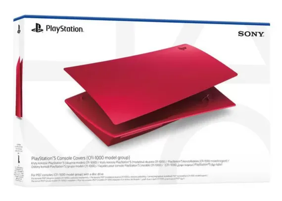 Сменная панель корпуса Sony для PlayStation 5 (PS5) / PS5 Slim Console Cover, Volcanic Red