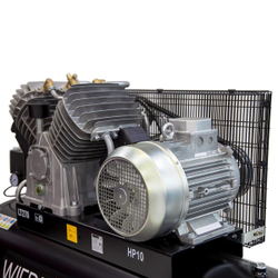 WDK-92712 Компрессор поршневой с ременным приводом:1300 л/мин, 7.5 КВт, 380 В, ресивер 270 л