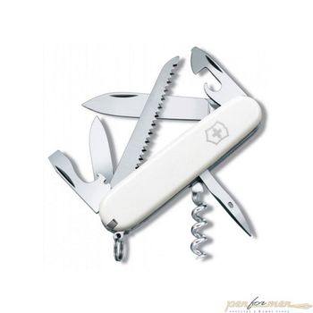 Нож перочинный Victorinox Camper 91мм 13функций белый (1.3613.7R)
