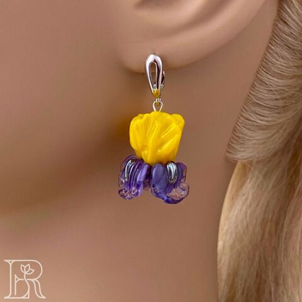 Серьги Ирисы