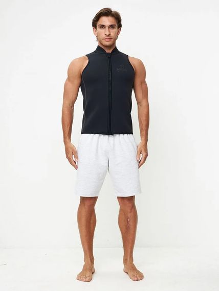 Жилет на молнии Sargan Black King черный 2 мм