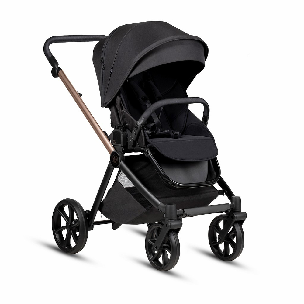 Tutis Коляска 2 в 1 MIO 3+ Black Edition Rose Gold