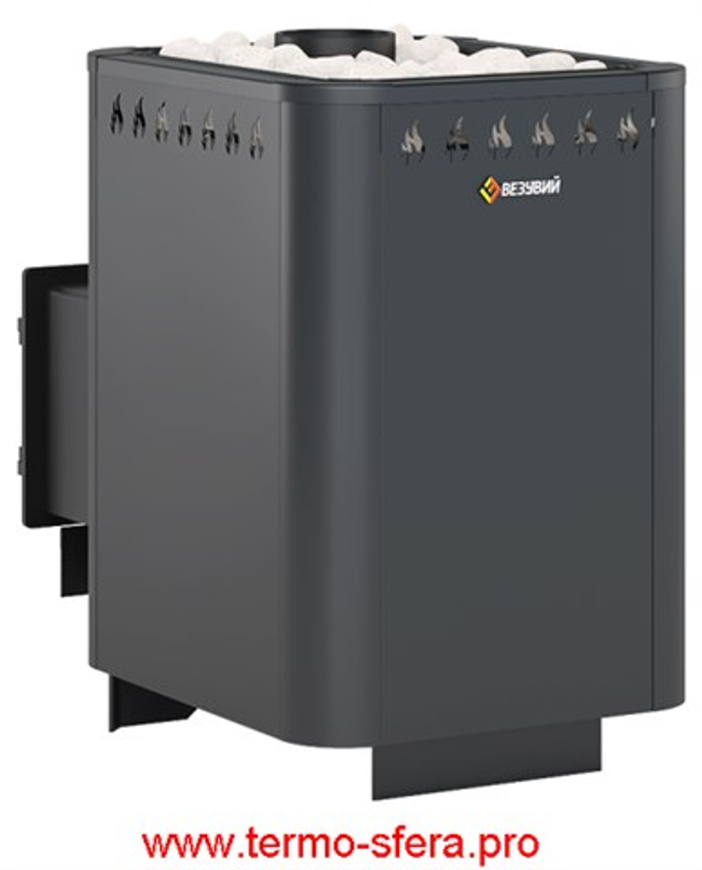 Печь ВЕЗУВИЙ Русичъ Антрацит 16 (ДТ-3)