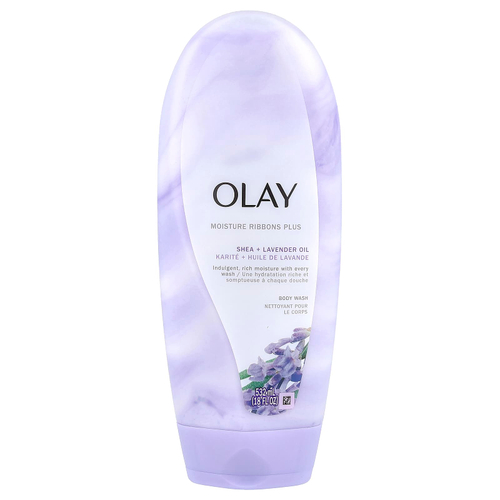 Olay, Moisture Ribbons Plus, гель для душа, масло ши и лаванды, 532 мл (18 жидк. унций)