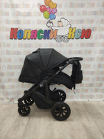 Коляска модульная 3в1 Farfello Molly Trio черный