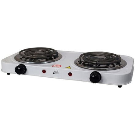 Плита электрическая 2х-комфорт. спираль 2000 w "ЗВЕЗДА"