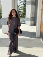 Костюм с обьемной футболкой в цвете Морро