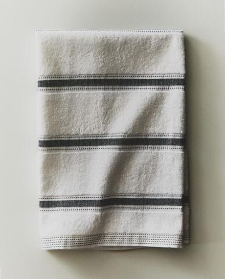 Zara Home кухонное полотенце из хлопка, узор в полоску, 70 50 см · 0223/026