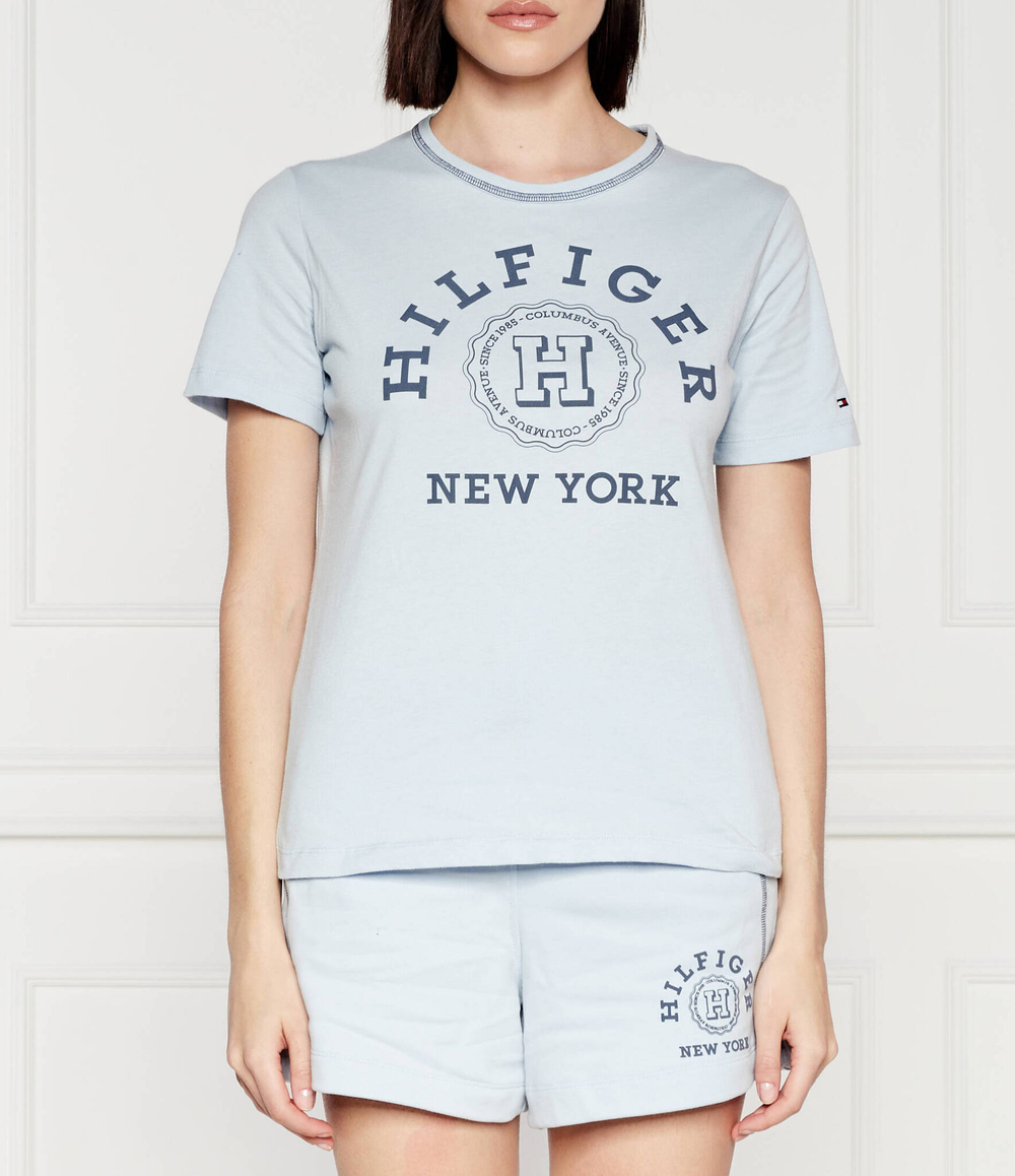 Футболка REG VARSITY Tommy Hilfiger - голубой(WW0WW41575)