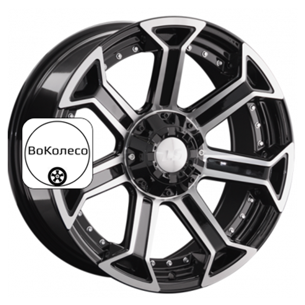 9x20/6x139,7 ET20 D106,1 1293 BKF (конус, Колпак+лого) LS