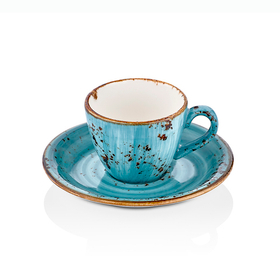 Кофейная пара "Infinity" 75мл. фарфор By Bone