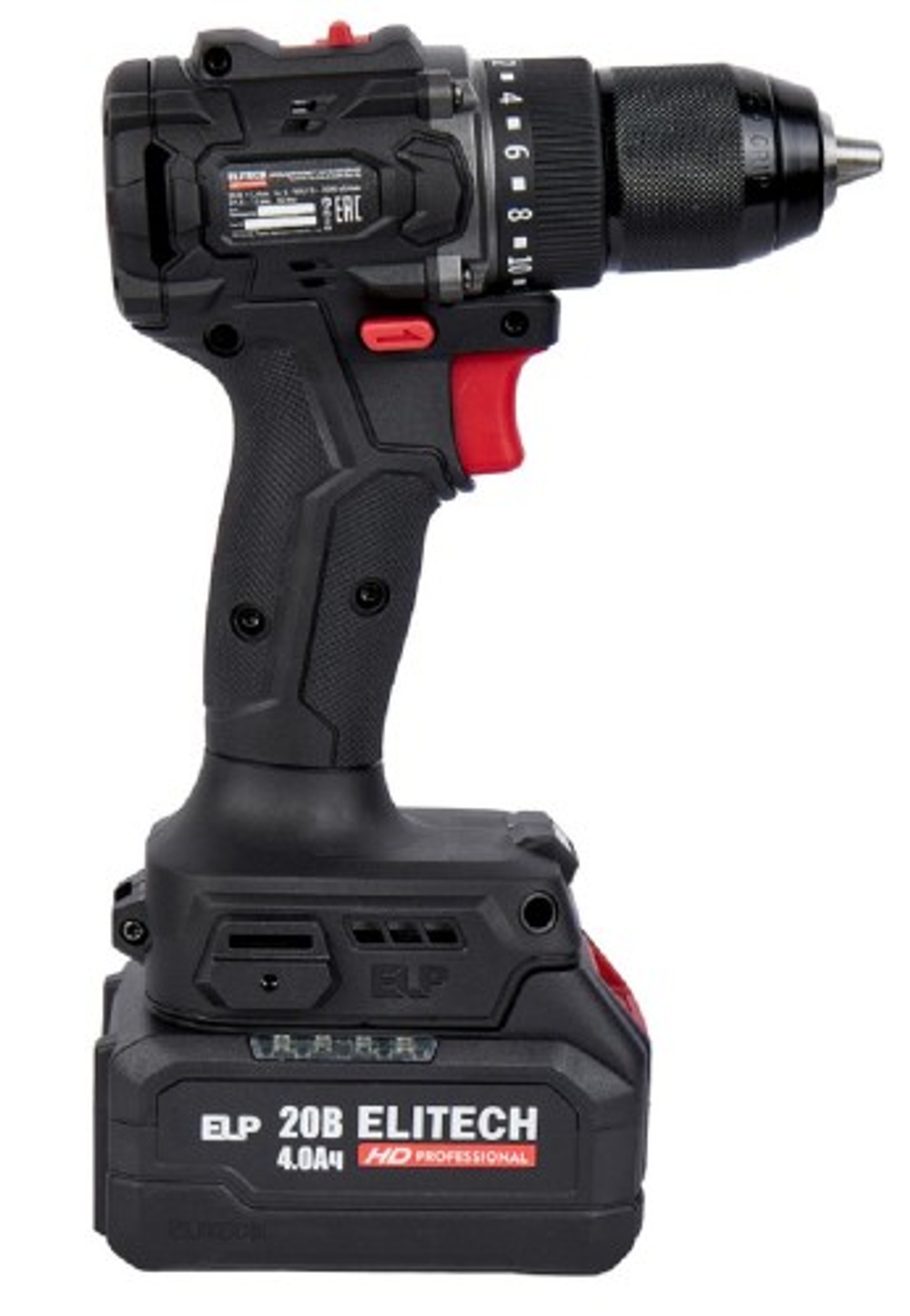 Дрель-шуруповерт аккумуляторная ELITECH CD 20SL2 (E2201.040.02) HD 205718