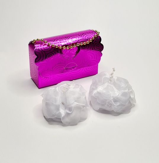 Школьный бант для волос на резинке, с бусинками, 2 шт.