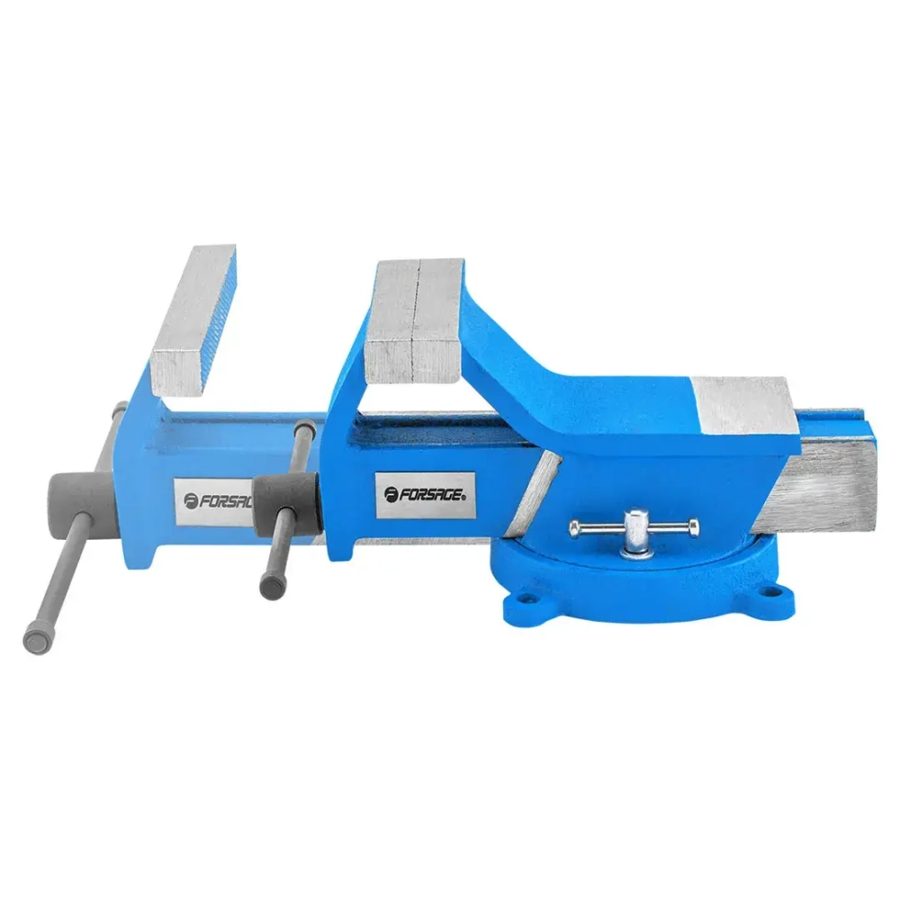 Тиски стальные поворотные с наковальней 4''-100мм Forsage F-6540804