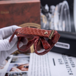 Солнцезащитные очки Stefano Ricci со вставками питона